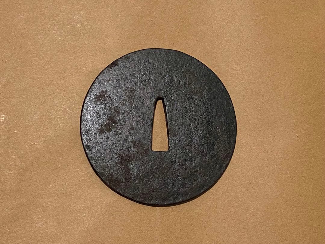 刀装具　鉄鍔　鐔　③ 武具　刀