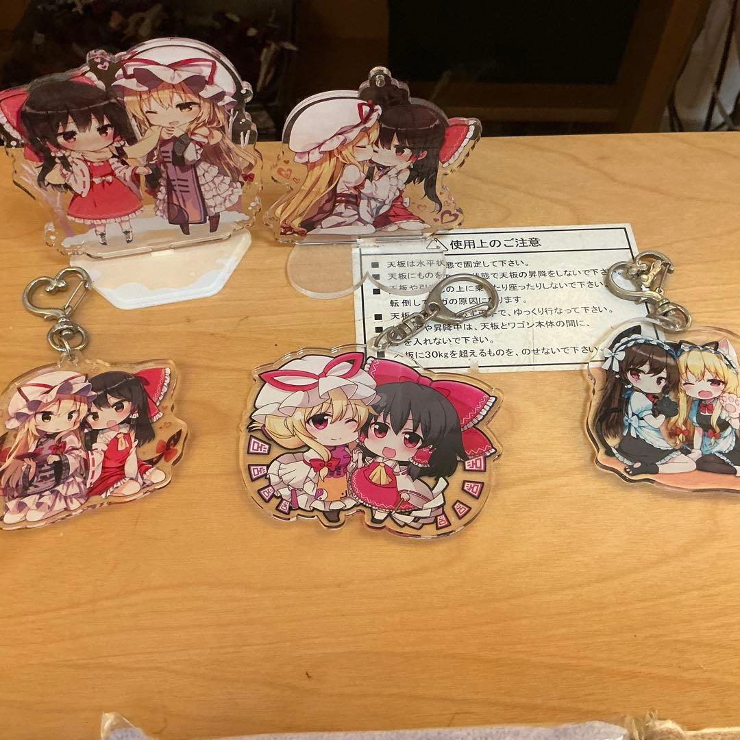 エノキ様　取置中 例大祭　東方　ゆかれいむ　アクスタ、アクキーまとめ売り