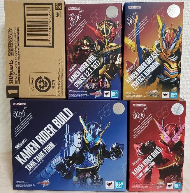 【最終価格】S.H.Figuarts 仮面ライダービルド 5種セット