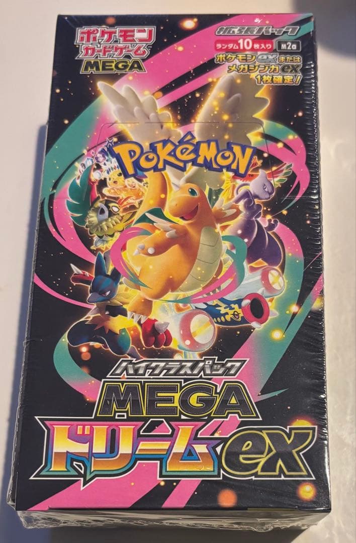 ポケモンカードゲーム MEGAドリームex シュリンク付き　未開封1BOX