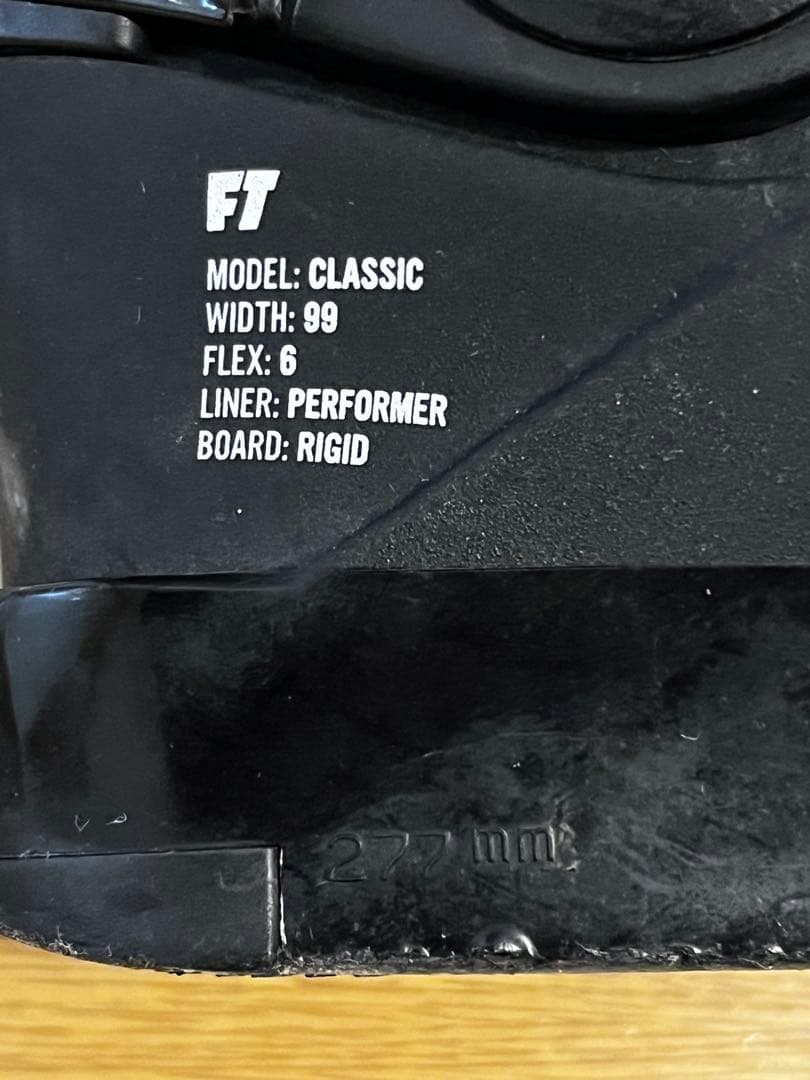 値引き中　FT Classic スキー ブーツ