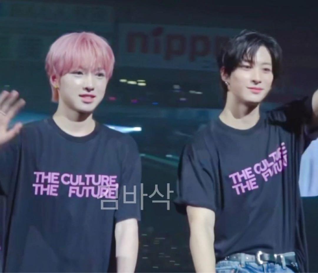 K-POP Tシャツ THE CULTURE THE FUTURE 黒