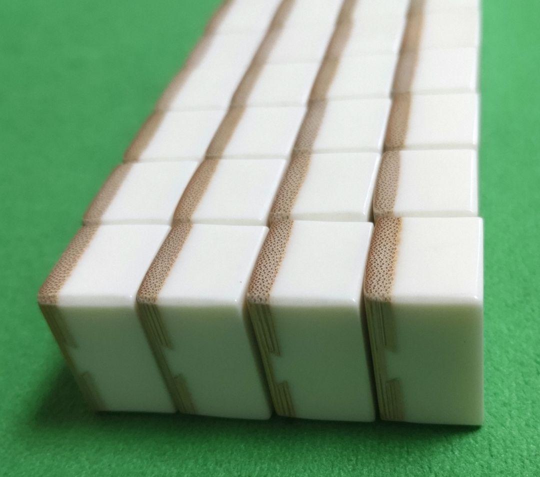 ★極上・美品★ ミズノ 丸一 竹製 麻雀牌