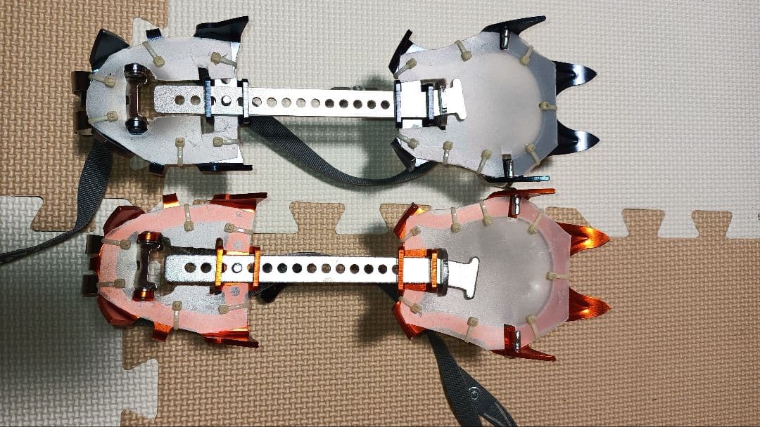 山スキー兼用靴用アイゼンCAMP RACE290 スノープレート付き