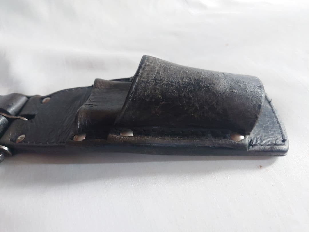 【ニックス　KNICKS 】２段　黒レザー　チェーン　ブラック　ツールホルダー