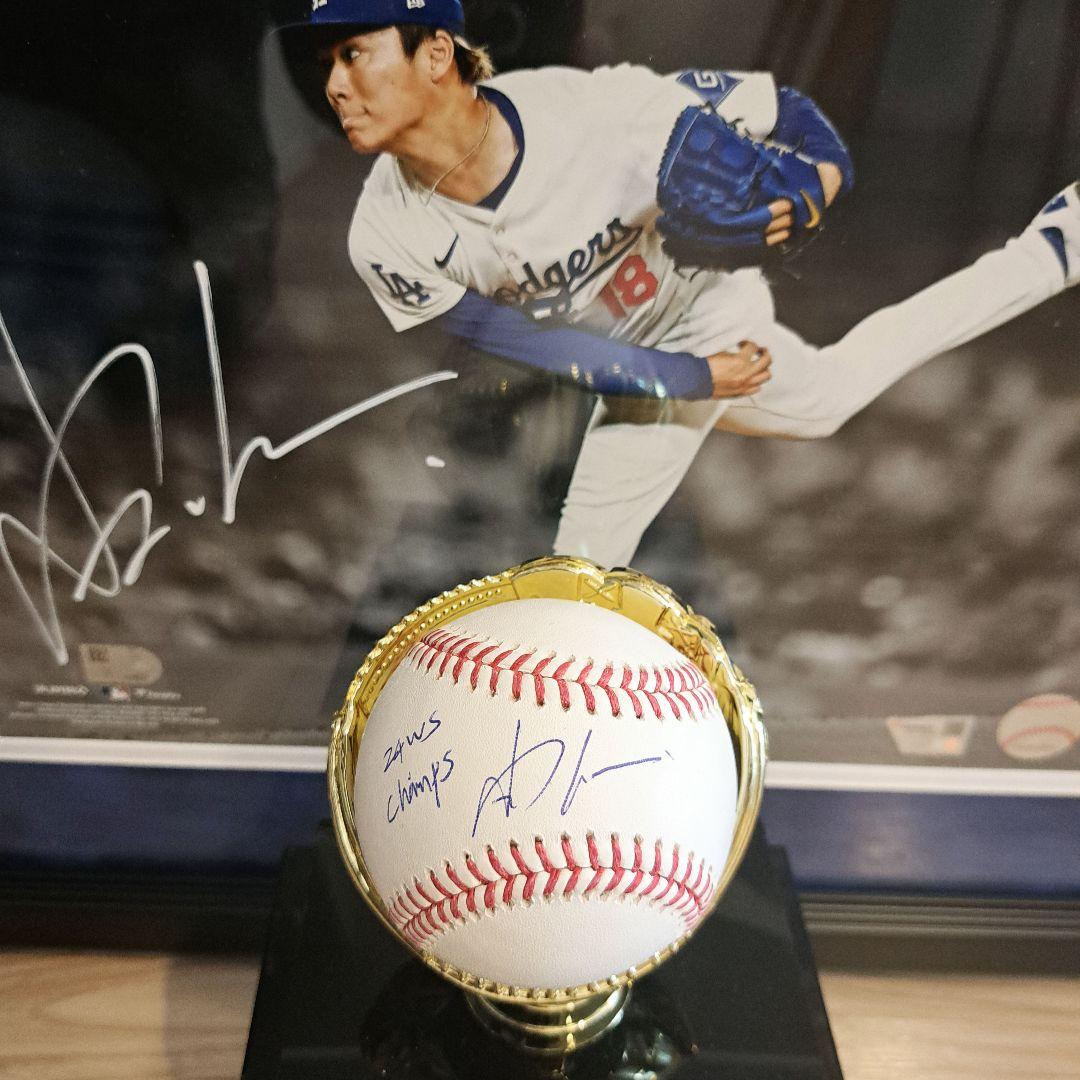 【レア】祝☆WS MVP 山本由伸選手直筆サインボール