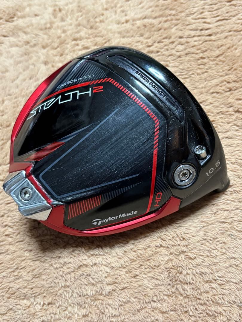 TaylorMade Stealth2 HDドライバー 10.5ヘッド、カバー付