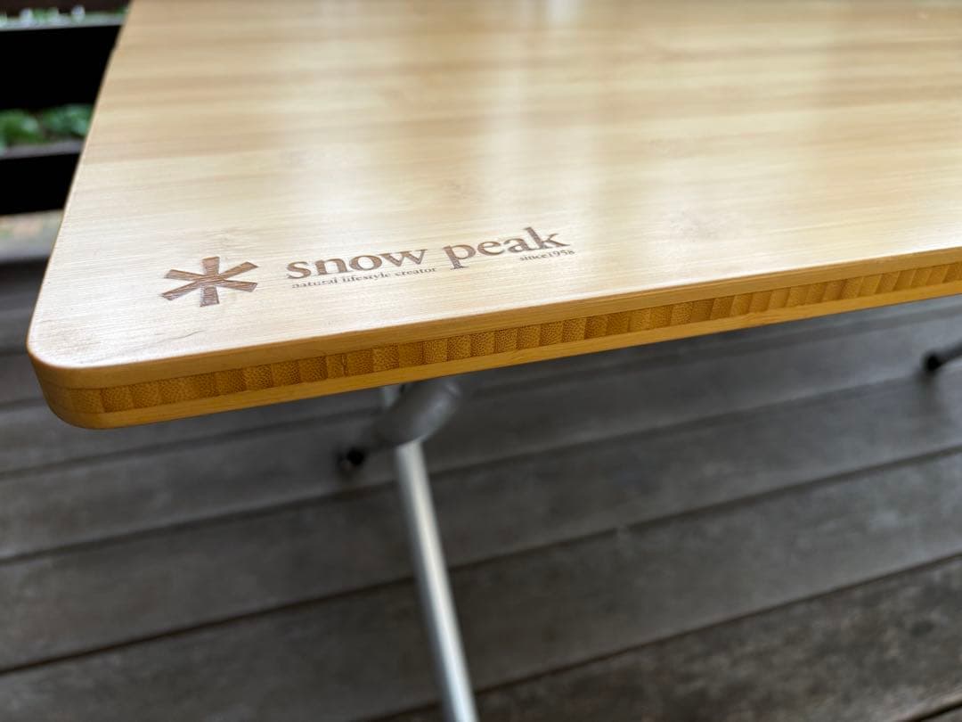 peak スノーピーク ワンアクションローテーブル竹 LV-100T
