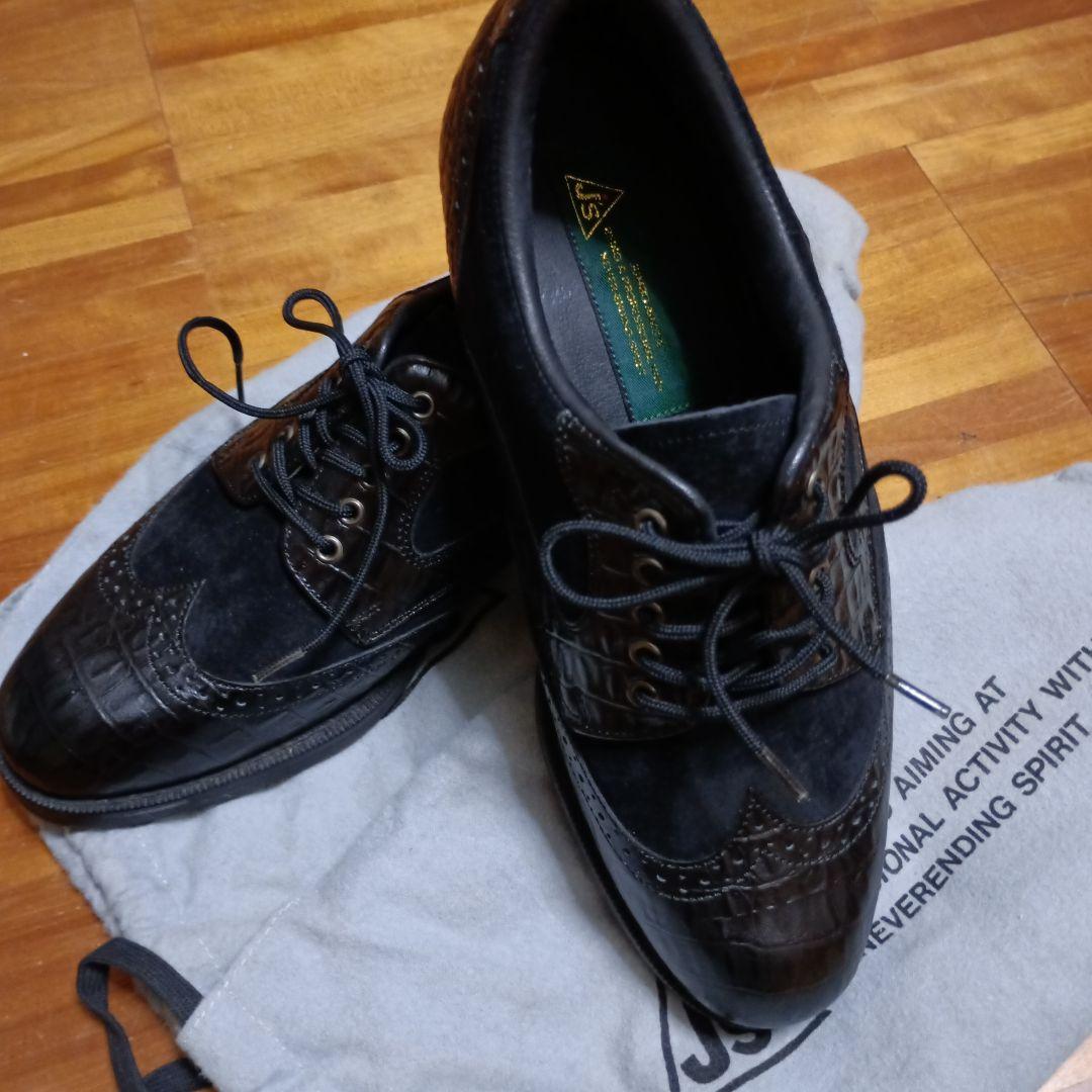 J’sウィングチップ ゴルフシューズ ブラック