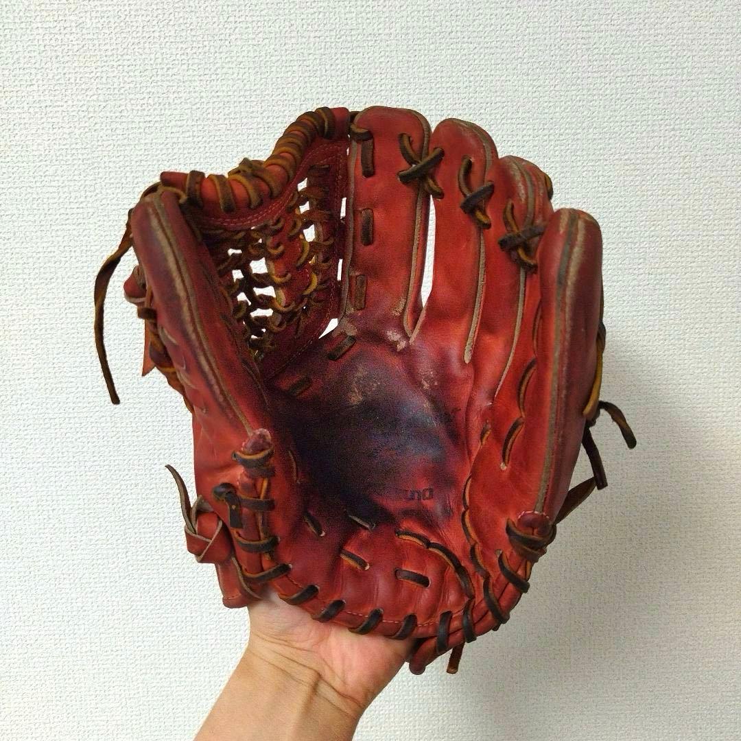 114 ミズノプロ 井端和弘モデル キップレザー 硬式 内野手用グローブ