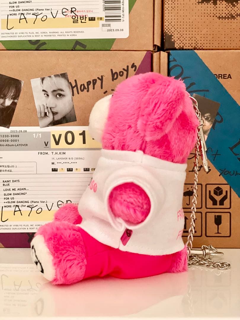 BTS テテ　FRI(END)S Bear Keyring ぬいぐるみ服