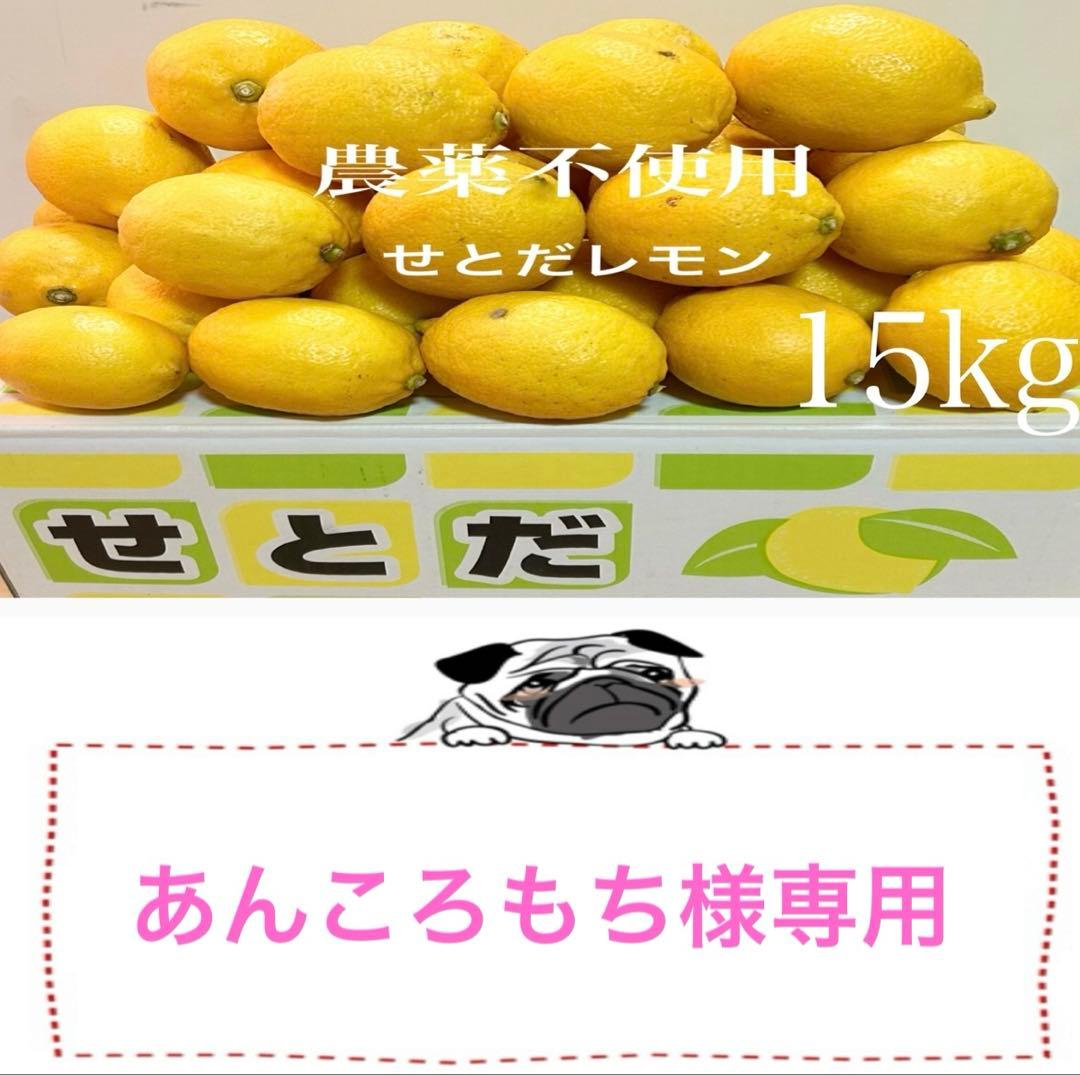 ☀︎国産瀬戸田レモン15kg前後　あんころもち様