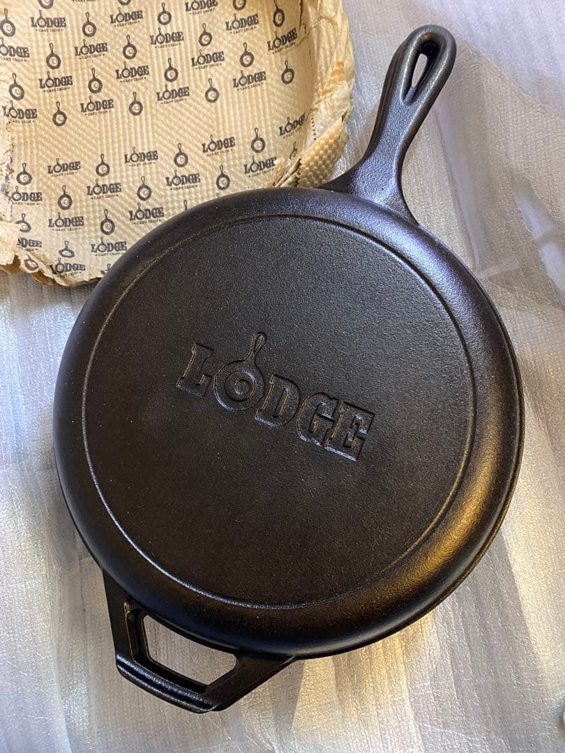 【新品シーズニング済】LODGEコンボクッカー10 1/4インチ 直径26cm