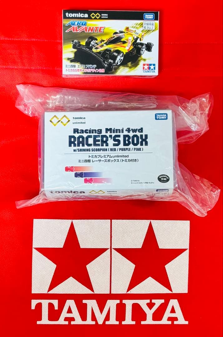 未開封 トミカ ミニ四駆 レーサーズボックス エアロアバンテ 55周年コラボ