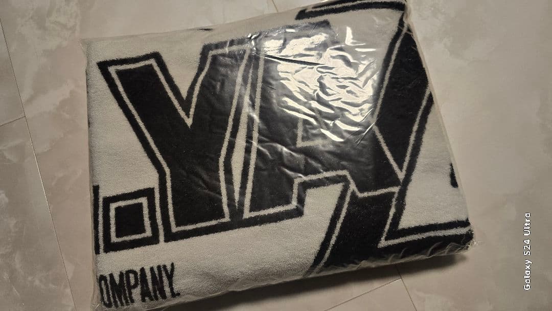 E.YAZAWA COMPANY ロゴタオル 白地/黒ロゴ 当時物