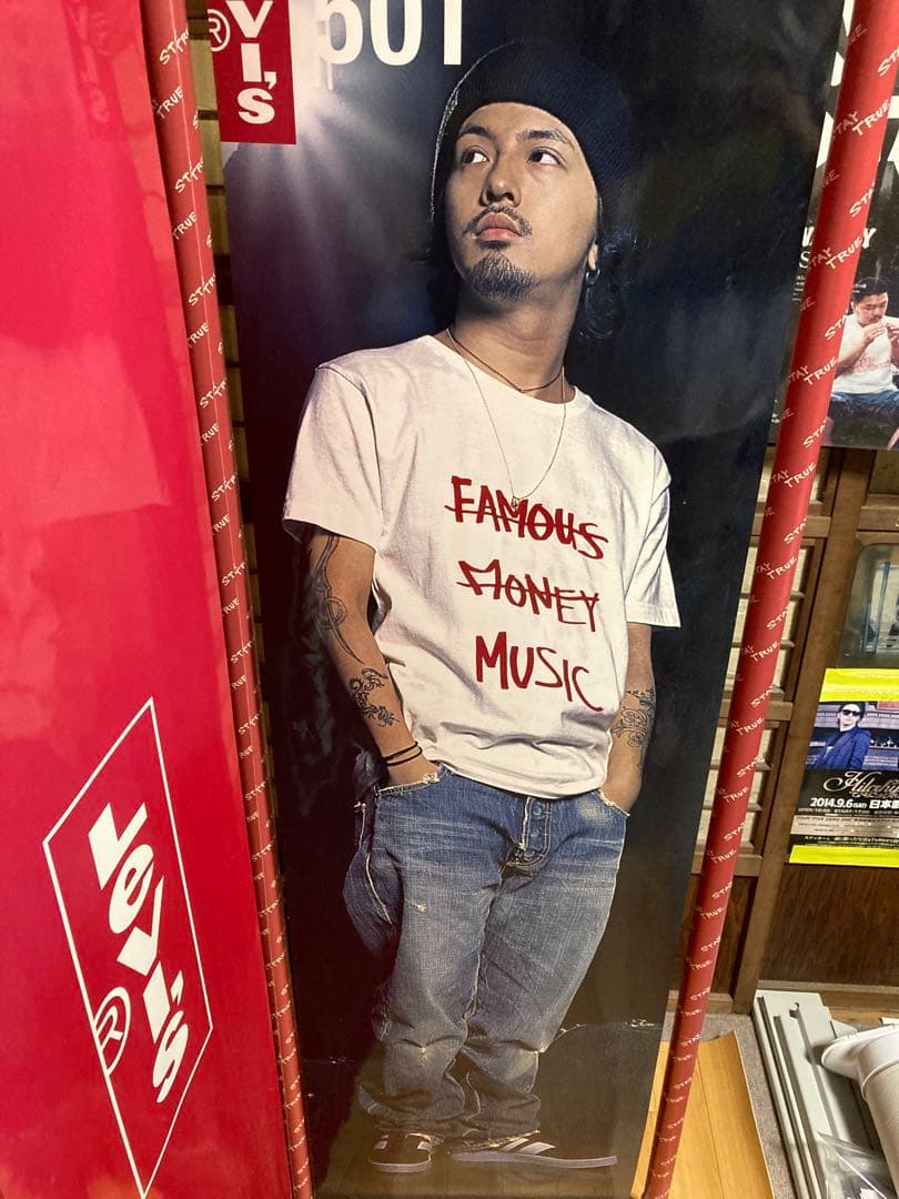 Dragon Ash kj  Levi's 等身大POP 降谷 cootie