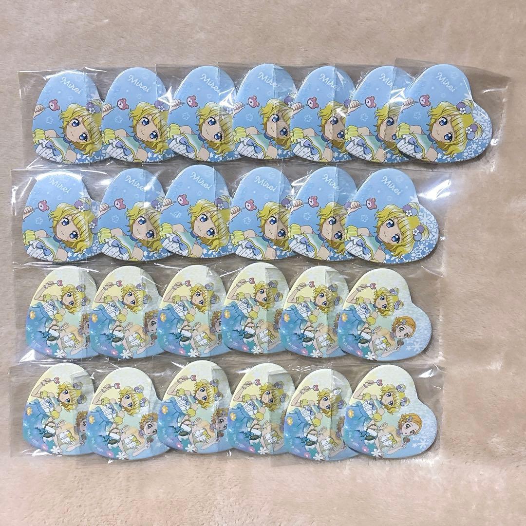 アイカツ プリパラ ガーデンパーティー ハート缶バッジ 南みれぃ