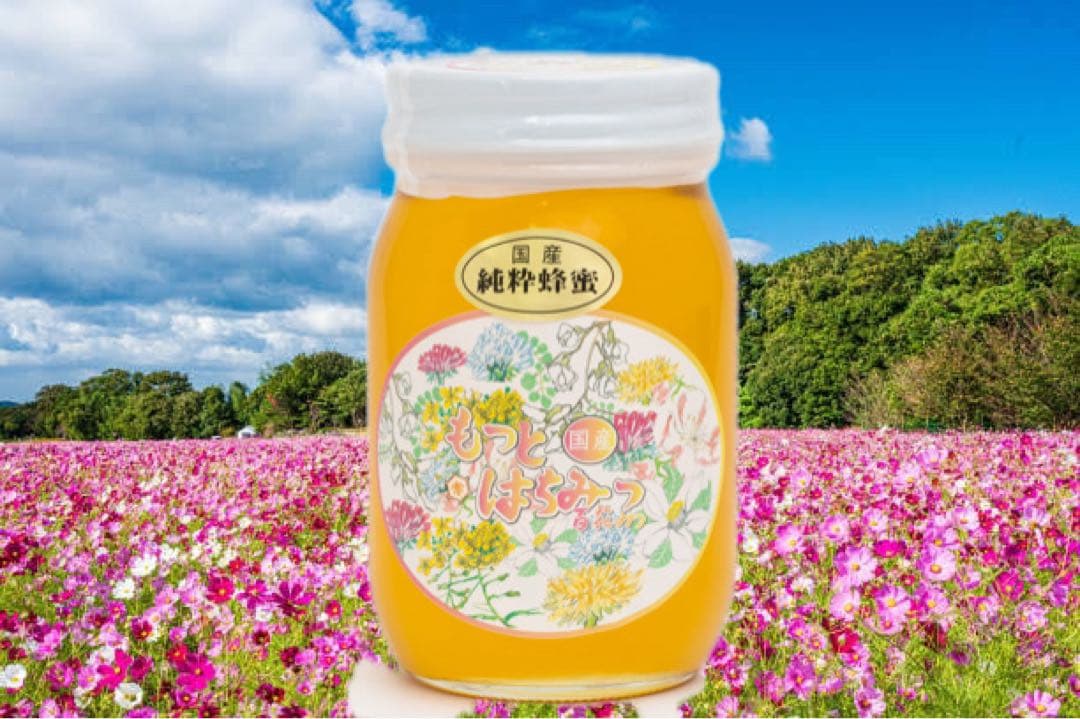 国産純粋 百花蜂蜜　600g ×4本