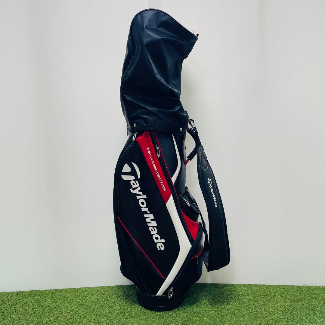 テーラーメイド キャディバッグ ゴルフ 黒 赤 ブラック メンズ