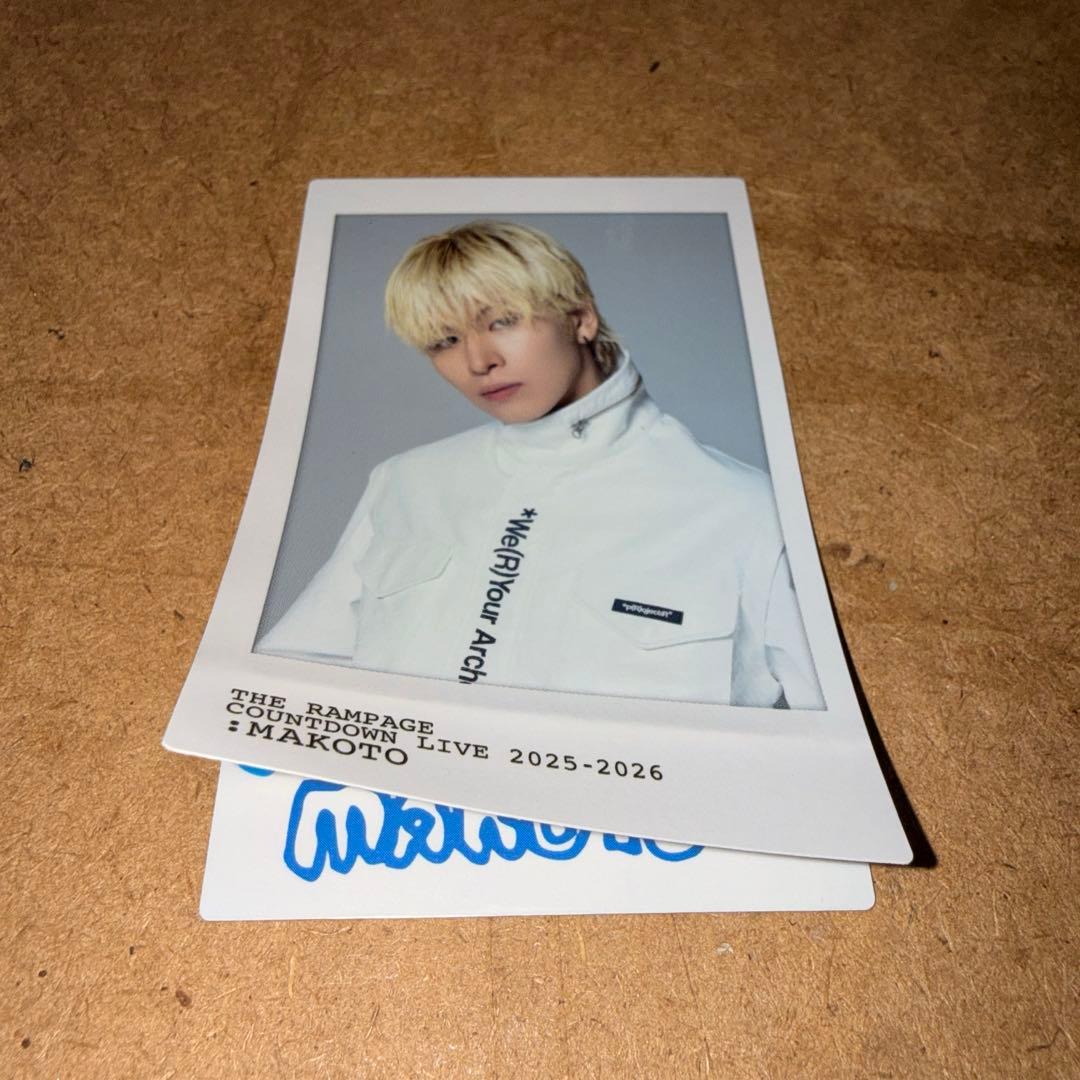 THERAMPAGE ランペ プラスパ カウコン ステッカーカード　長谷川慎