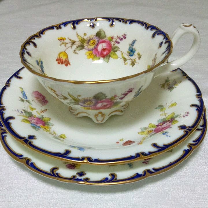 コウルドン　トリオティーセット　英国アンティーク　　お値下げしました