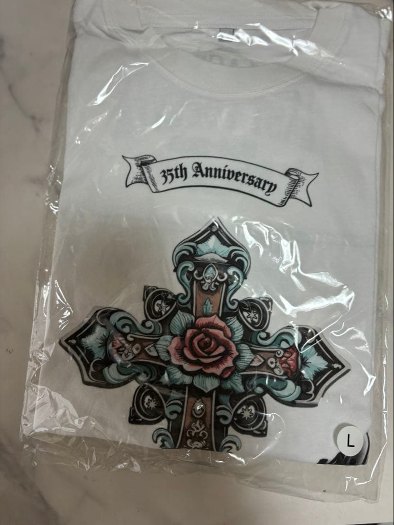 男闘呼組　35th Anniversary Tee ホワイト　L
