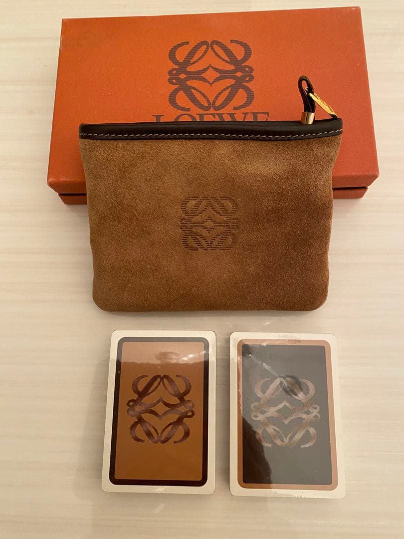 断捨離間近　希少✨　ロエベ　トランプ&ポーチセット