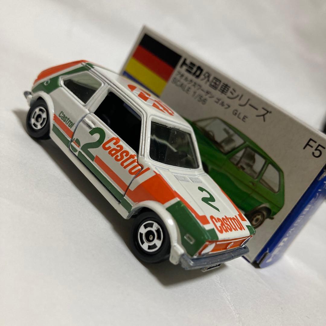トミカ外国車シリーズ、フォルクスワーゲンゴルフGLEです。グループＡフェア。
