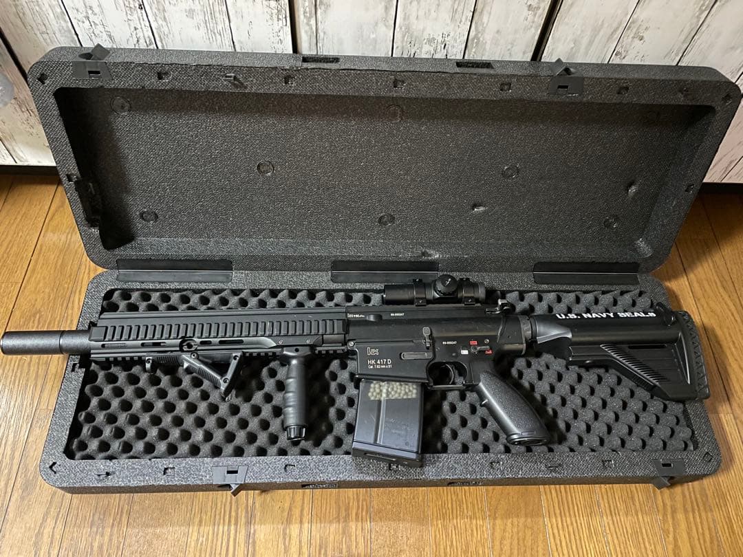 柿*ー様 (最終値下げ) (ジャンク扱い)東京マルイ　HK417 次世代電動ガン