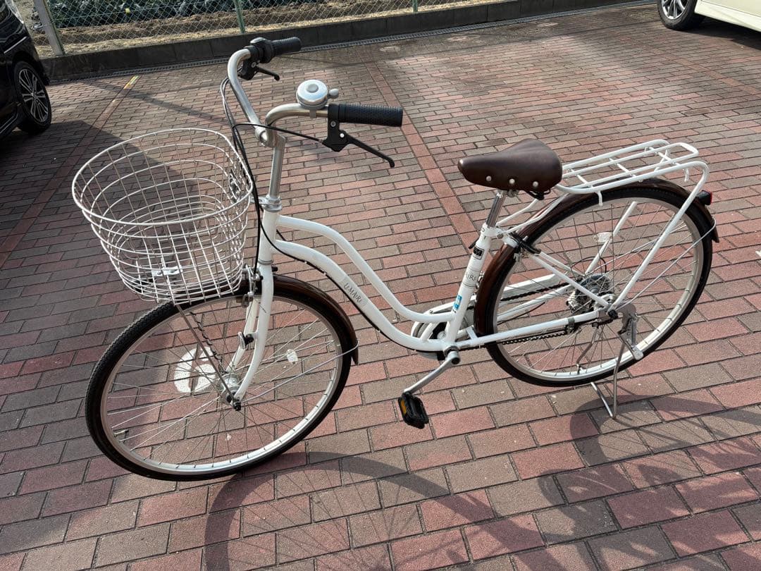 前籠/後子供載せ仕様・ママ(パパ)チャリ(27㌅)配達でもお引き取りでも可能です