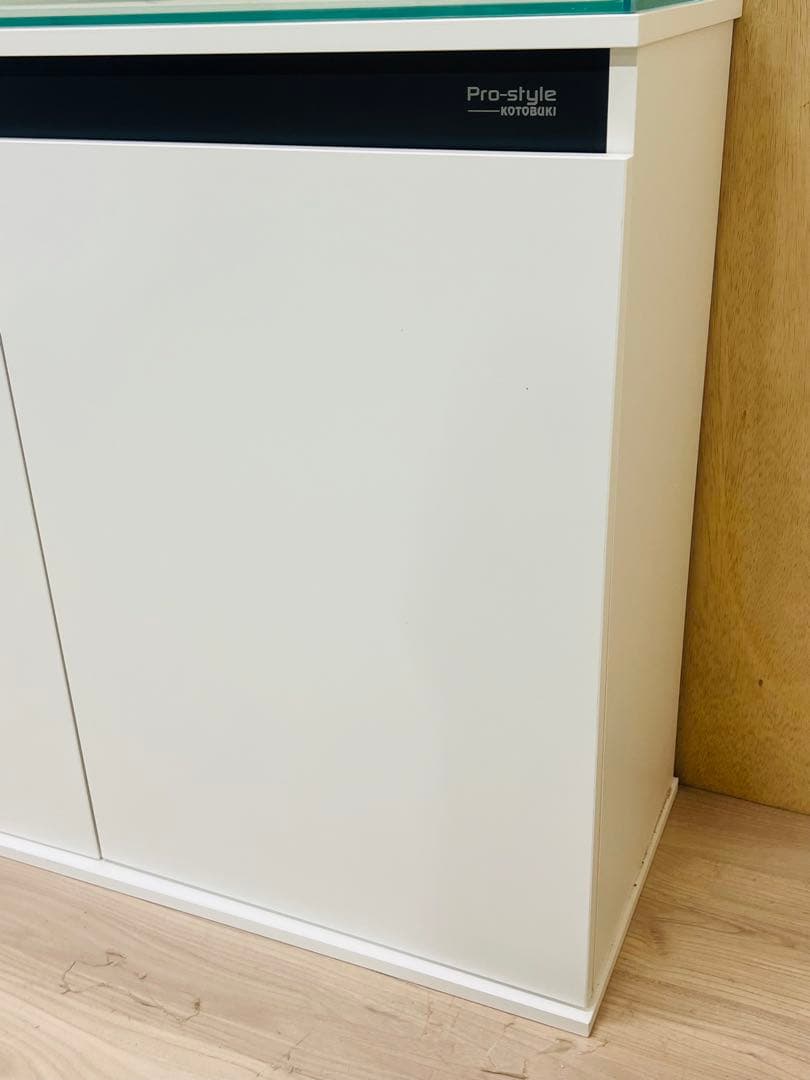 900×300×300㎜オールガラスオーバーフロー水槽セット　クリア/ホワイト