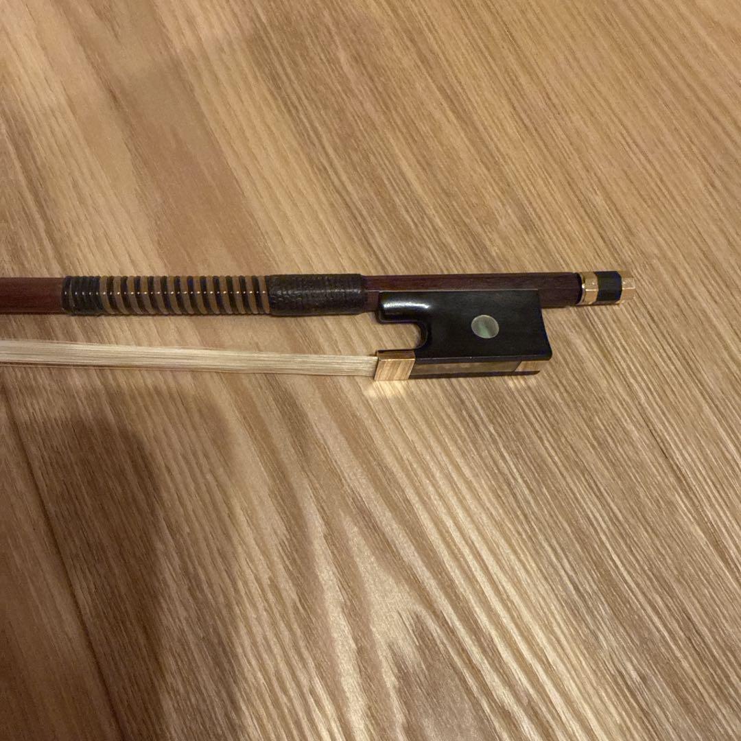 希少　金黒檀　鈴木バイオリン 弓　No.97　4/4