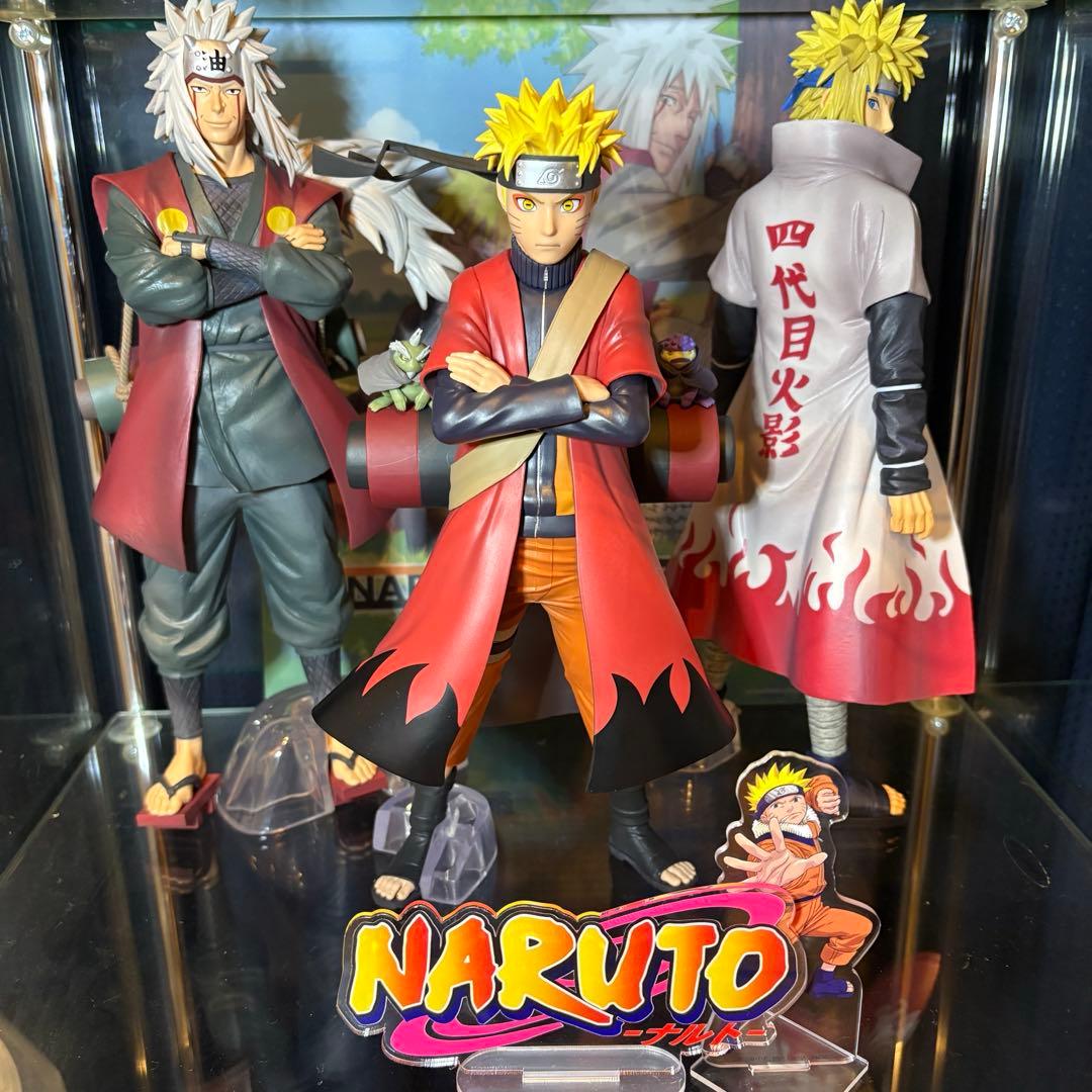 NARUTO 一番くじ　ナルト　自来也　波風ミナト