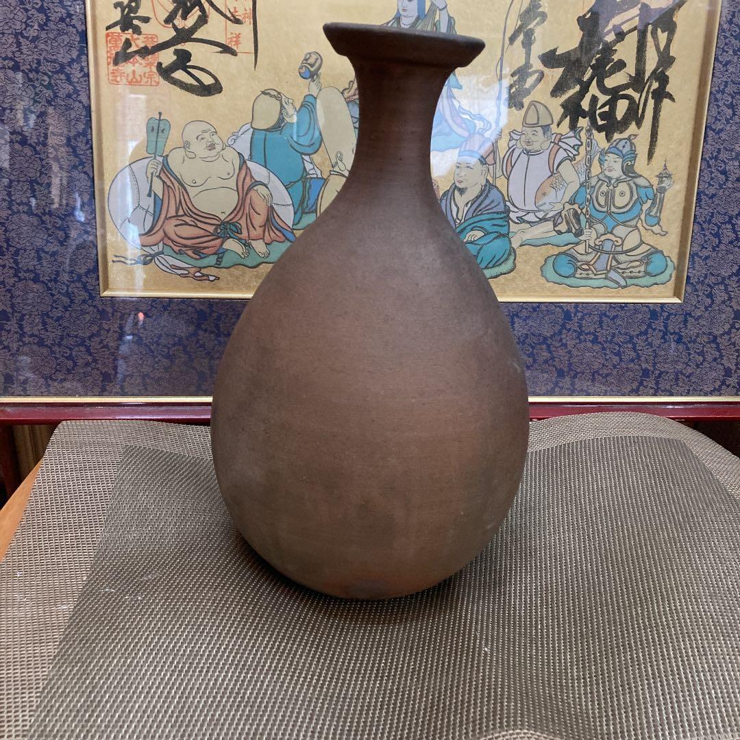 時代備前焼の徳利花入只今年末年始大売り出しです❣️銘あり❣️