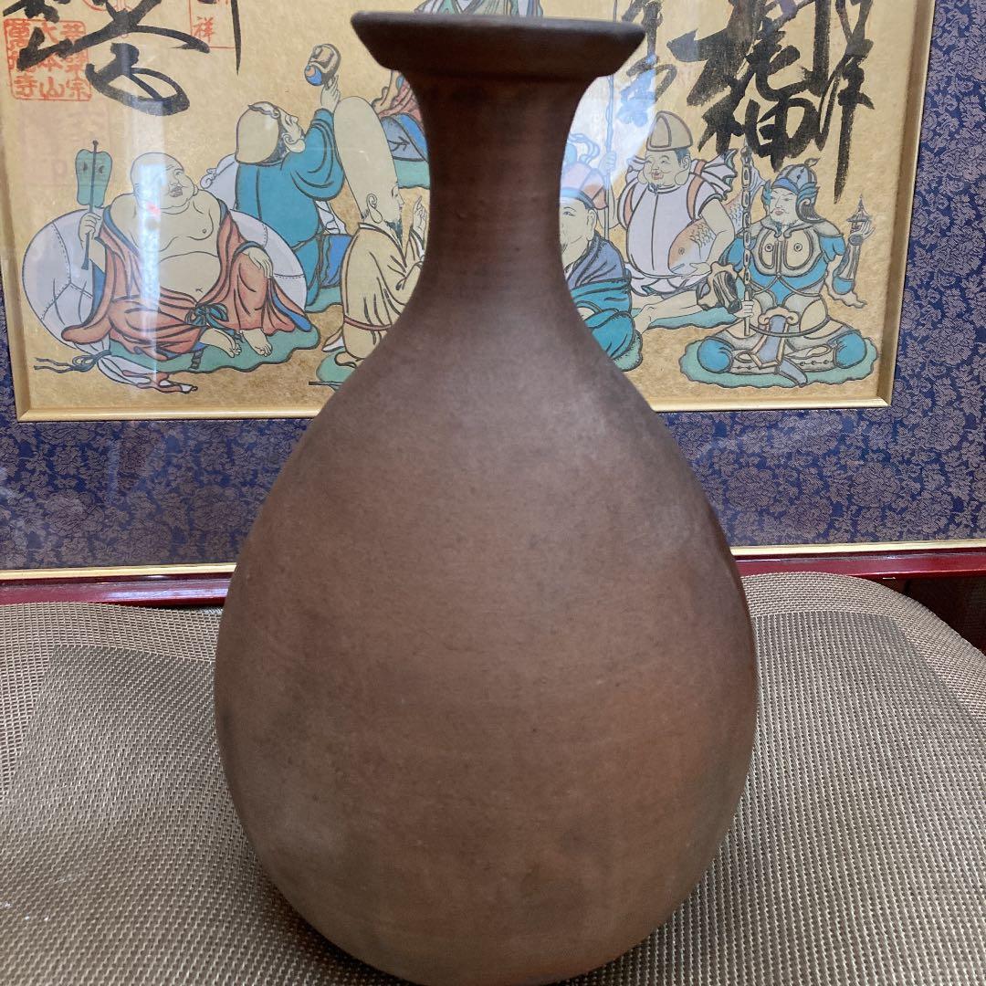 時代備前焼の徳利花入只今年末年始大売り出しです❣️銘あり❣️