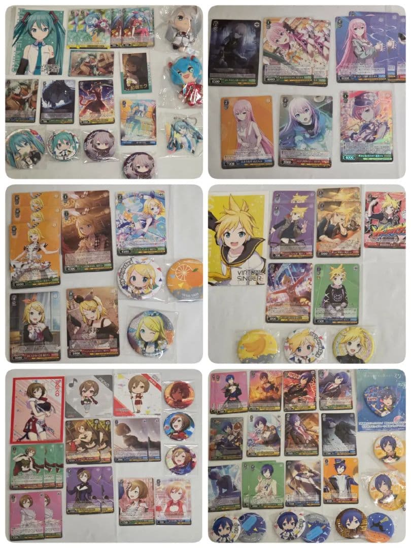 プロセカまとめ 缶バ ぬい アクスタ エピカ ヴァイス ウエハース 色紙 全ユニ