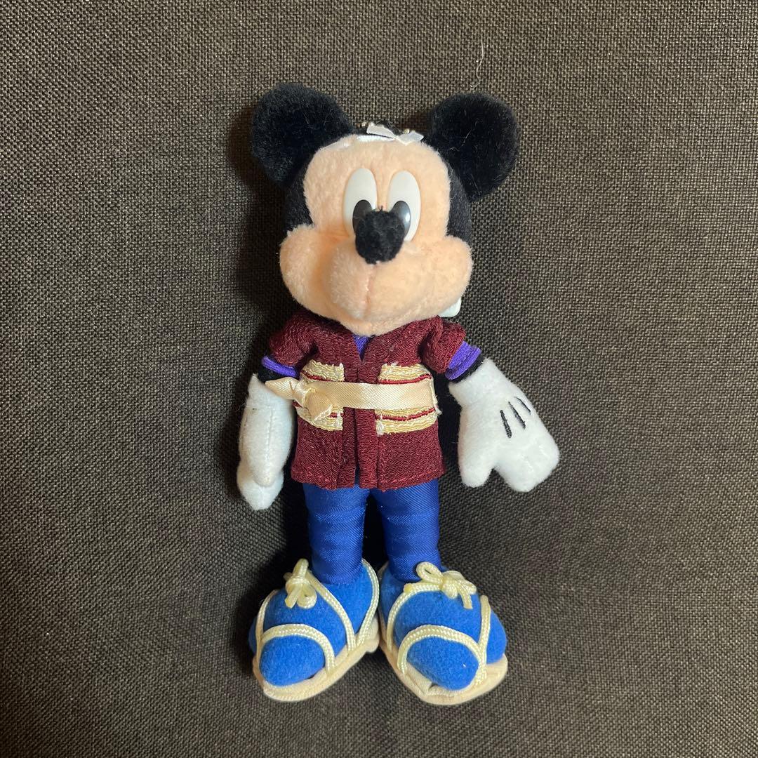 ミッキー ぬいぐるみバッジ ディズニー 2007年 亥 平成 平成レトロ 当時物