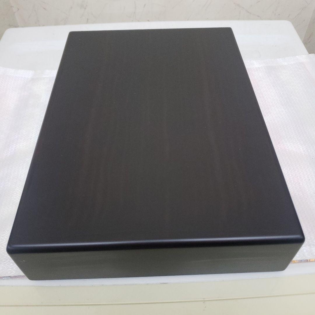 遼雨　黒檀木製文箱 蓋付き収納ボックス21×31,5×6