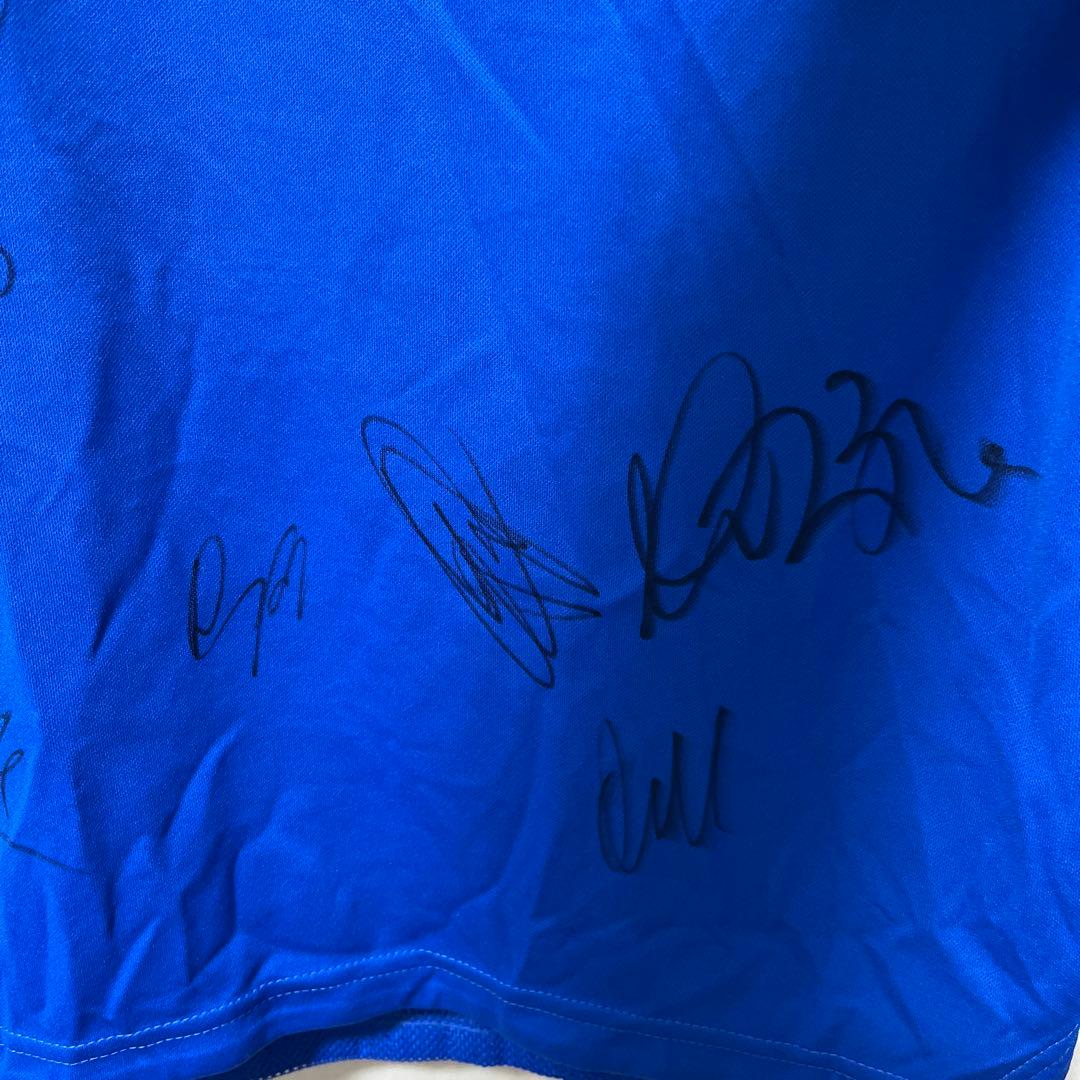 【週末値下】イタリア代表ユニフォーム　デル・ピエロ、バレージ他直筆サイン入り