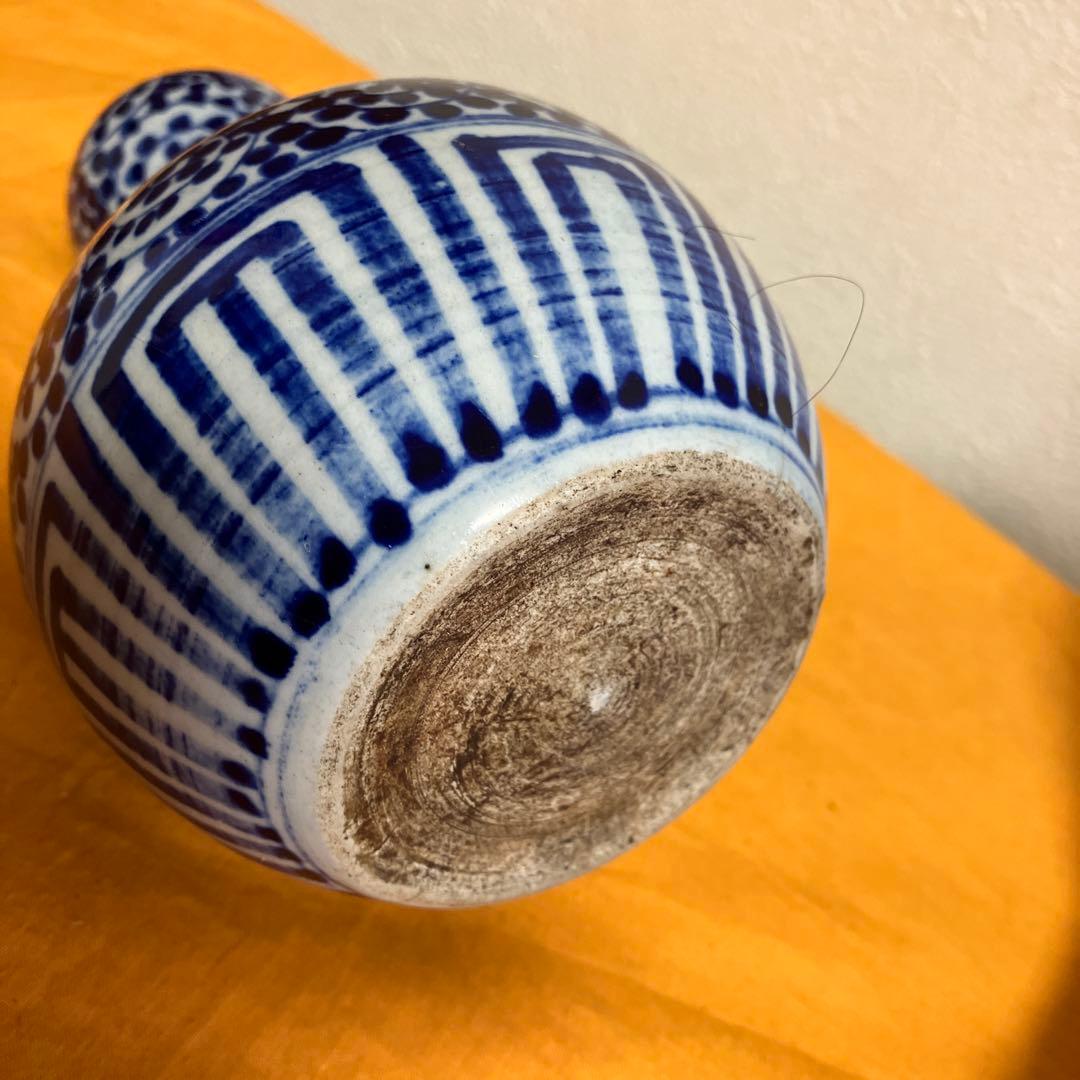 唐草瓢箪　徳利　古美術