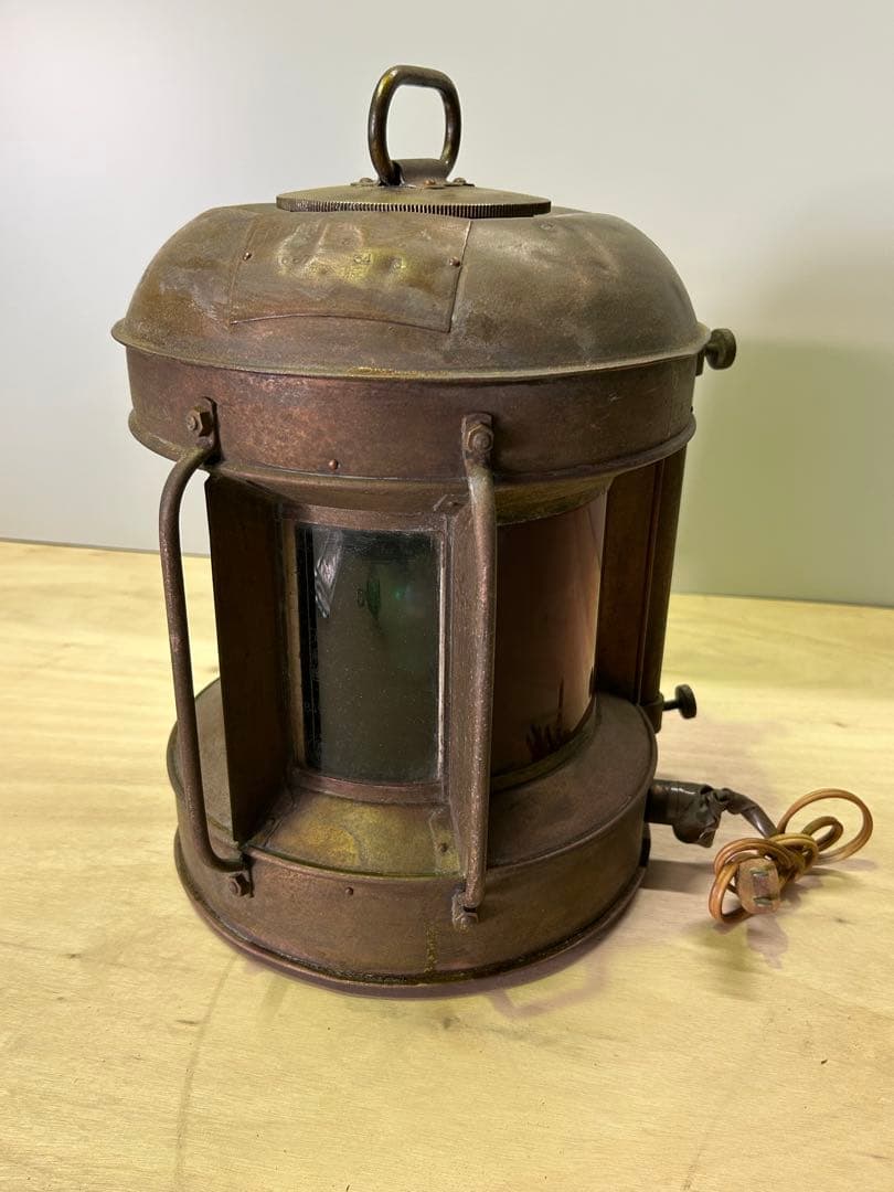 アンティーク航海灯（真鍮）