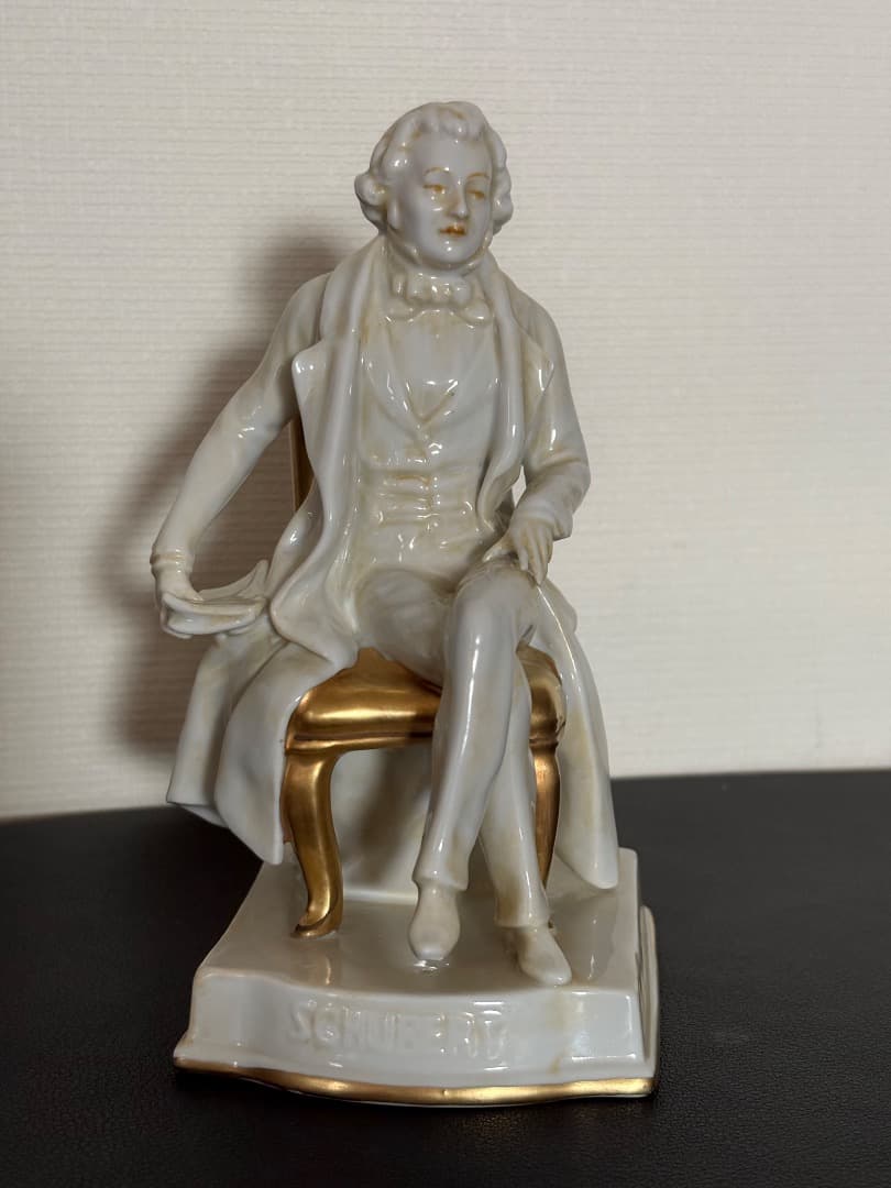 アンティーク磁器人形 【バッハ・ベートーベン・シューベルト 3大作曲家】