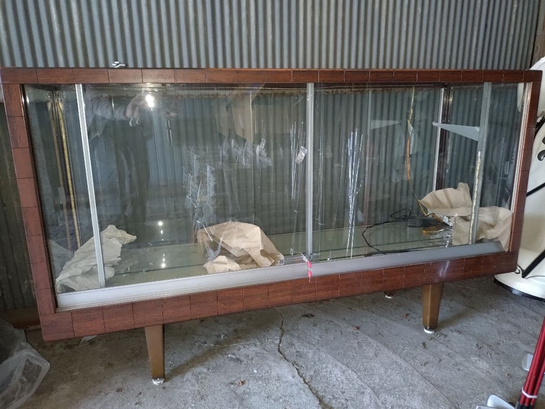 大型ガラスディスプレイケース 鍵付き