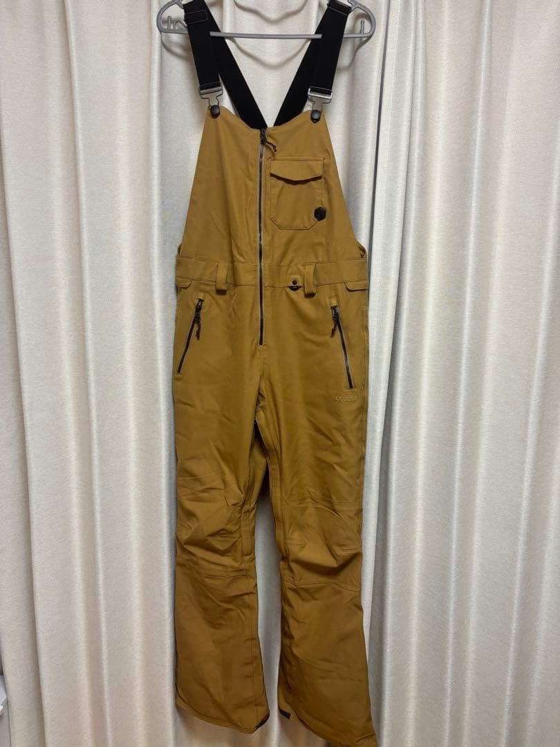volcom リブパンツ オーバーオール スノーボードウェア