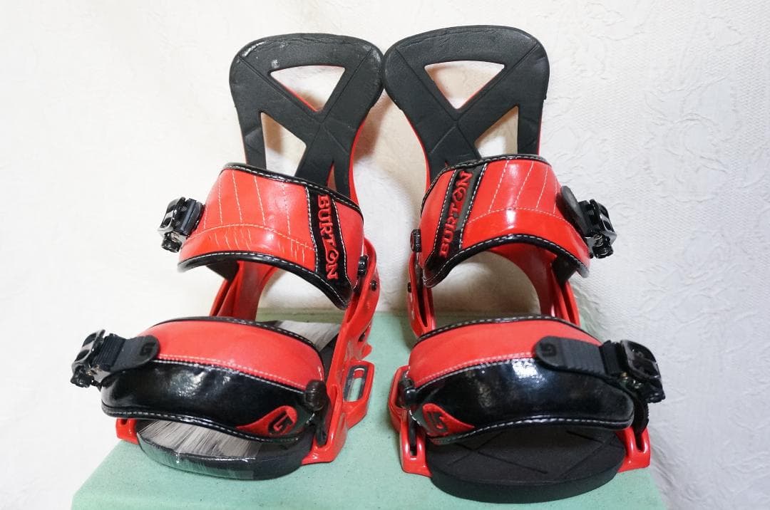 BURTON バートン CUSTOM カスタム EST バインディング M 赤