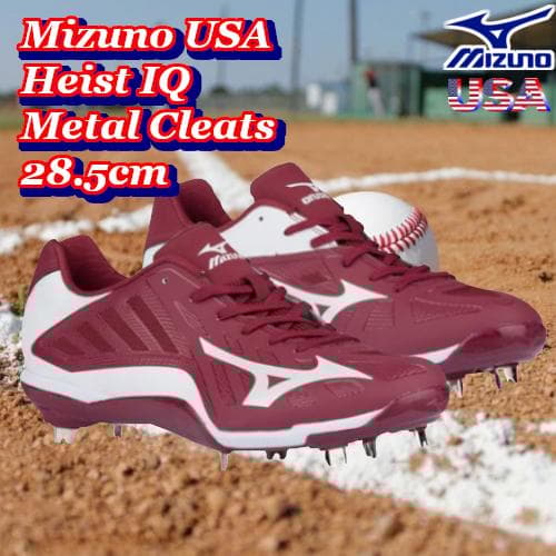 新品 USA ミズノ ハイスト IQ ローカット 野球 スパイク 28.5cm