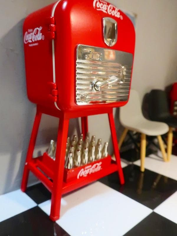 絶版★コカコーラ ビンテージ 自販機 ミニチュア 1930s メタル製