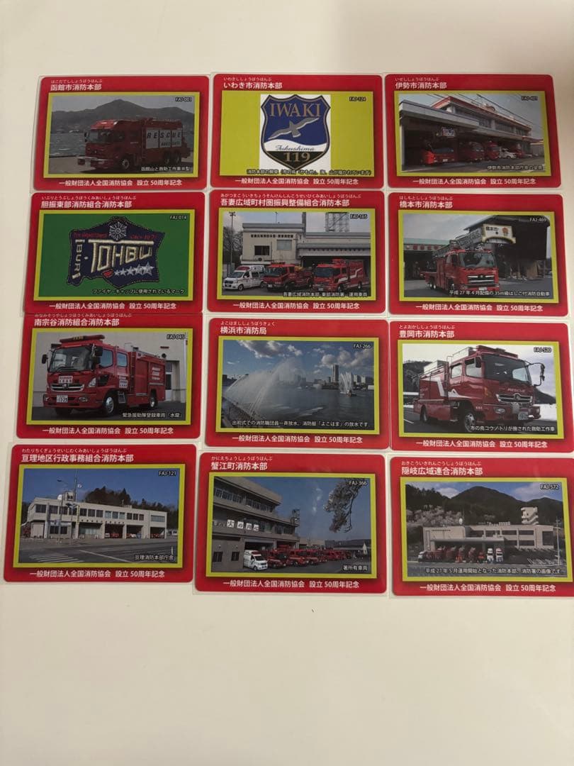 消防カード12枚