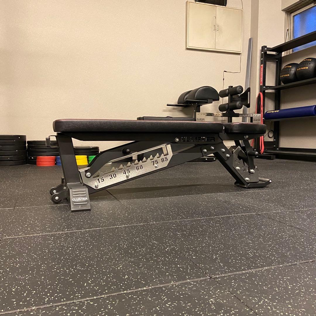 ほぼ新品｜CLUSTER｜アジャスタブルベンチ｜ワイド