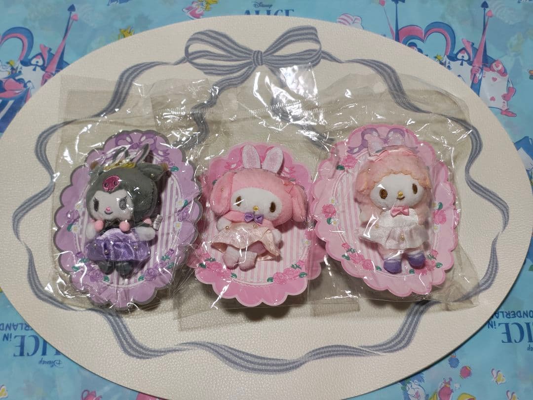 マイメロディ クロミ ピアノちゃん 憧れのバレリーナ マスコットブローチセット